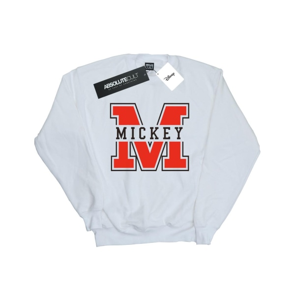 Disney Herr Mickey Mouse M Sweatshirt XL Vit White XL
