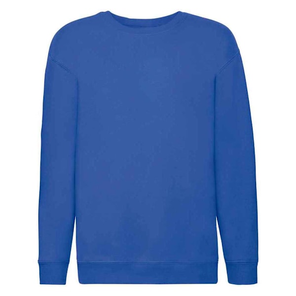 Fruit of the Loom Barn/Barn Premium Drop Shoulder Sweatshirt Royal Blue 9-11 Years