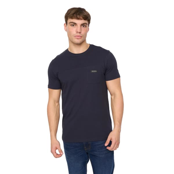 Crosshatch Herr Carritore T-shirt L Marinblå Navy L