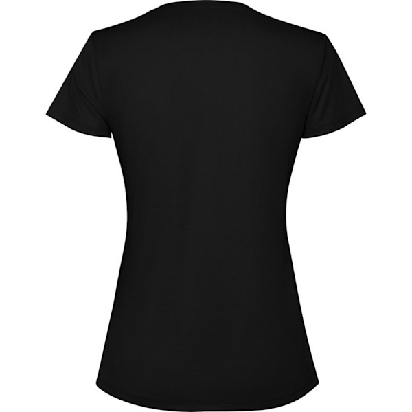 Roly Dam/Dam Estoril Kortärmad T-shirt M Solid Svart Solid Black M