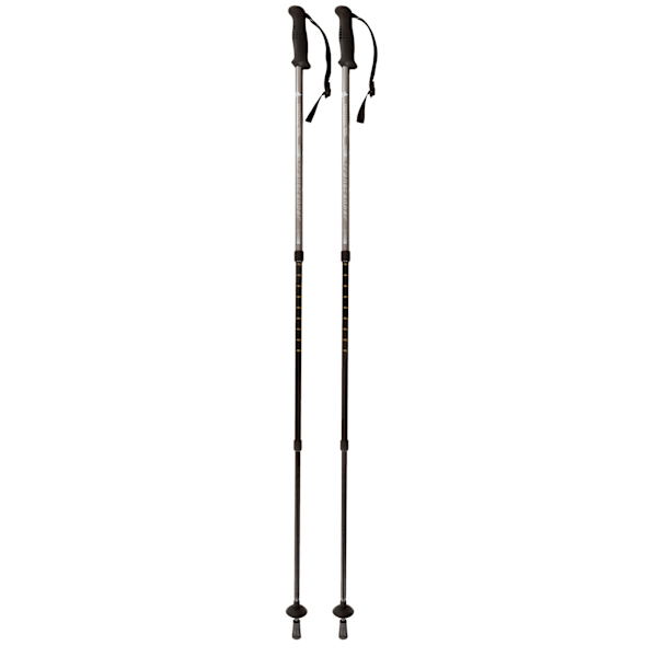 Trespass Transduo 2-delad vandringsstavuppsättning One Size Graphite Graphite One Size