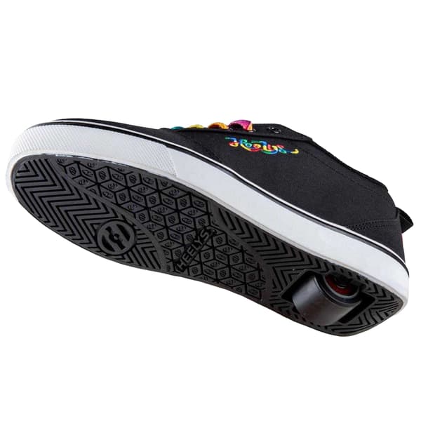 Heelys Barn/Kids Canvas Skateskor 3 UK Svart/Regnbåge Black/Rainbow 3 UK
