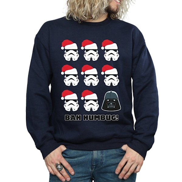 Star Wars Jul Humbug Sweatshirt M Marinblå Navy Blue M