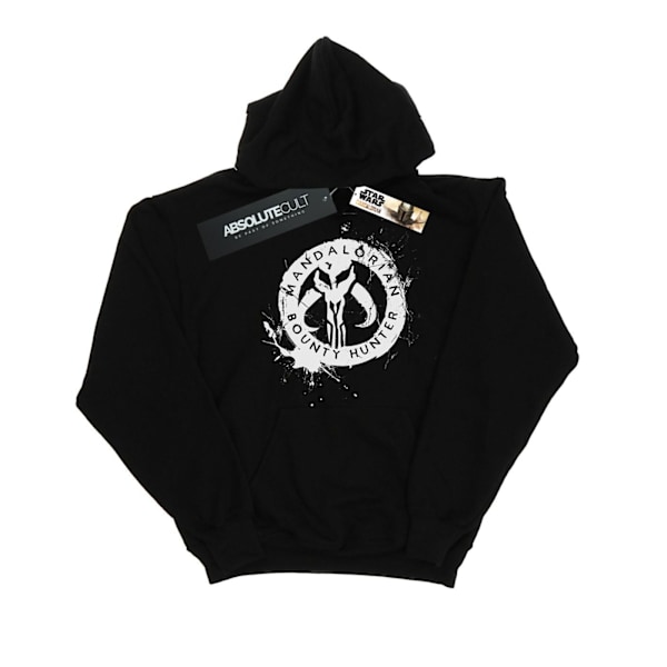 Star Wars Herr The Mandalorian Bounty Hunter Splatter Skull Hoo Black 3XL