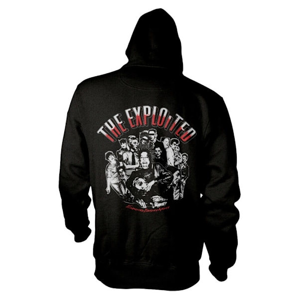 The Exploited Unisex Adult Barmy Army Full Zip Hoodie L Svart Black L