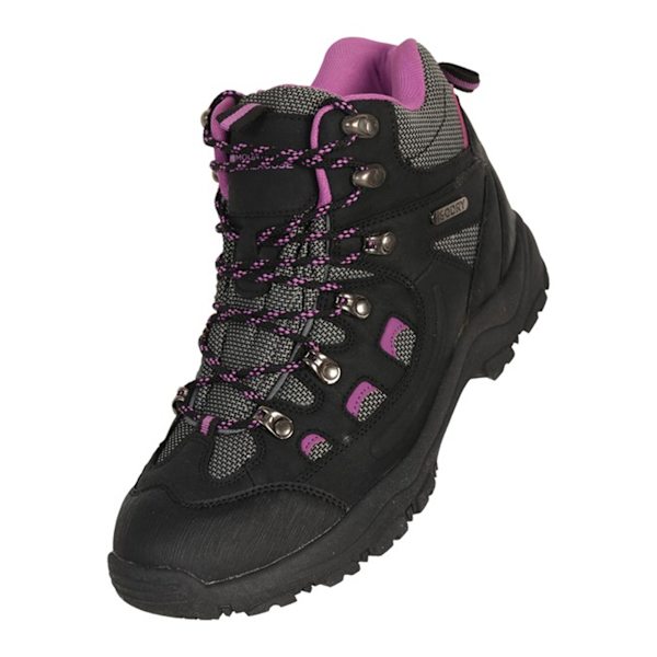 Mountain Warehouse Vandringskängor för Kvinnor/Dam Adventurer Vattentäta Black 6.5 UK