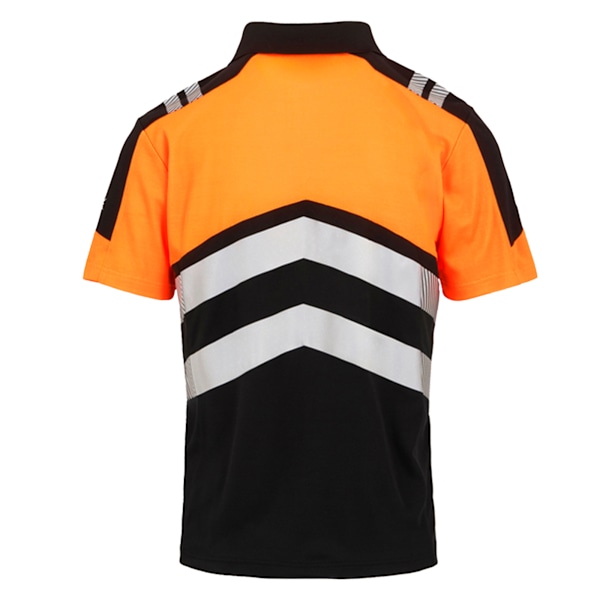 Regatta Professional Hi-Vis Pikétröja Herr S Svart/Orange Black/Orange S