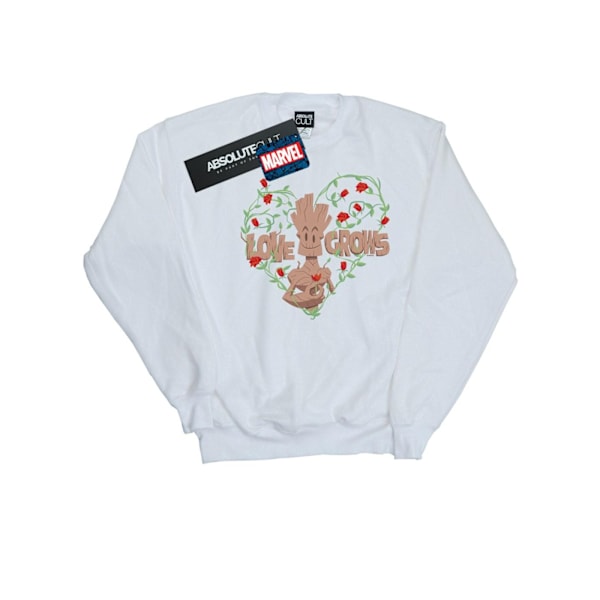 Marvel Mens Groot Love Grows Sweatshirt L Vit White L