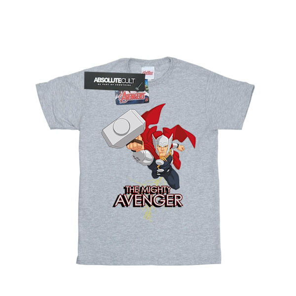 Marvel Boys Thor The Mighty Avenger T-Shirt 7-8 år Sports Grå Sports Grey 7-8 Years