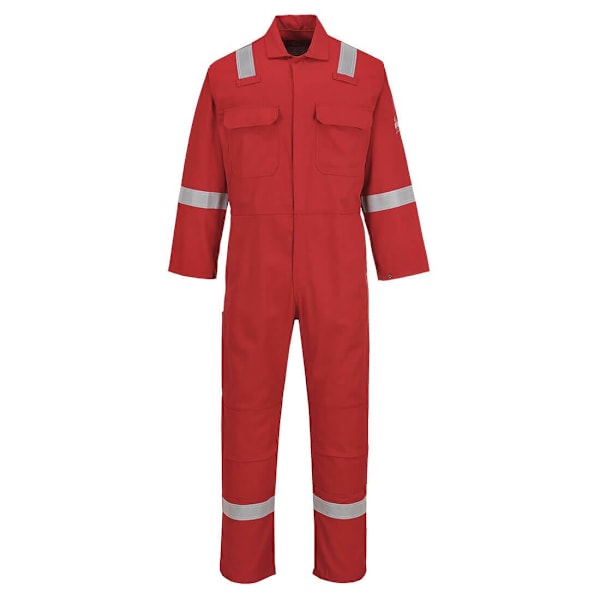 Portwest Unisex Adult Classic Bizweld Overalls 52R Röd Red 52R