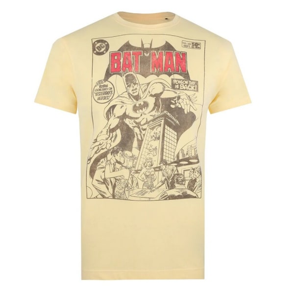 Batman Mens Yesterdays Heroes T-Shirt XL Yellow Haze Yellow Haze XL