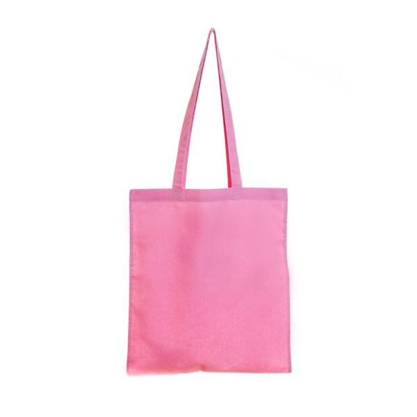 United Bag Store Bomullslånghandtag Tote Bag One Size Rosa Pink One Size