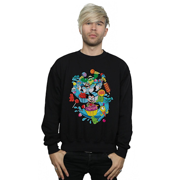 DC Comics Herr Teen Titans Go Candy Mania Sweatshirt XXL Svart Black XXL