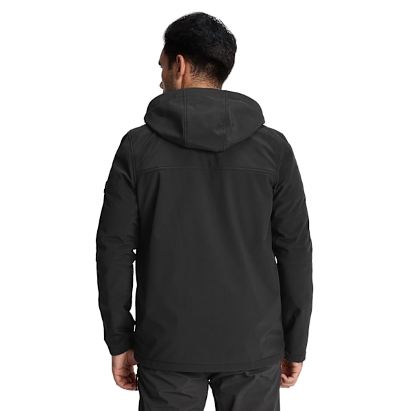 TOG24 Truro Softshell Jacka med huva för män L Svart Black L