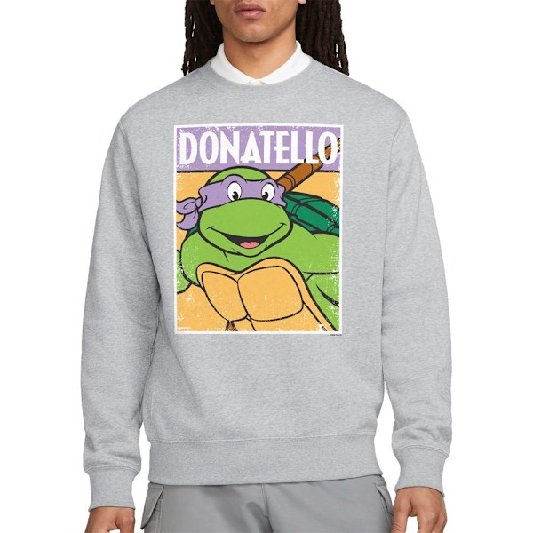 Teenage Mutant Ninja Turtles Unisex Vuxen Donatello Sweatshirt Sport Heather XL