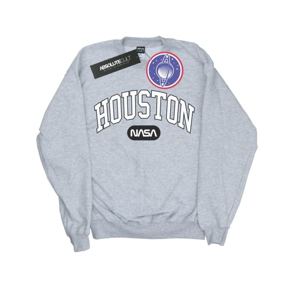 NASA Girls Houston Collegiate Sweatshirt 5-6 år Sports Grey Sports Grey 5-6 Years