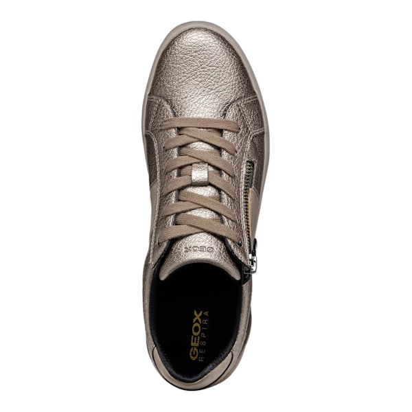 Geox Blomiee Mockaskinn Sneakers för Kvinnor 5 UK Taupe Taupe 5 UK
