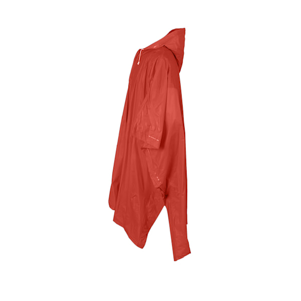 Splashmacs Unisex Lätt Regn Poncho ONE Röd Red ONE