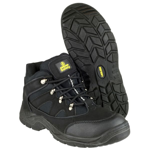 Amblers Unisex Steel FS151 SB-P Mid Boot / Herr Dam Stövlar 13 Black 13 UK