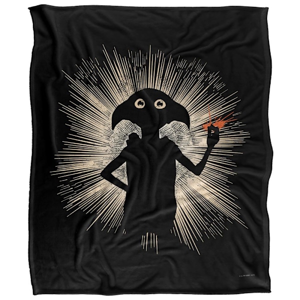 Harry Potter Silhuett Dobby Filt One Size Flerfärgad Multicoloured One Size