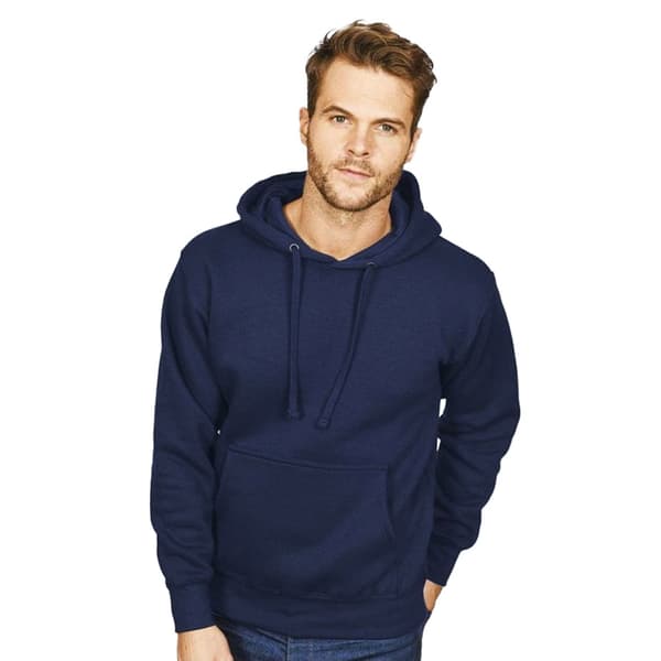 Casual Classic Mens Pullover Hood XL Marinblå Navy XL