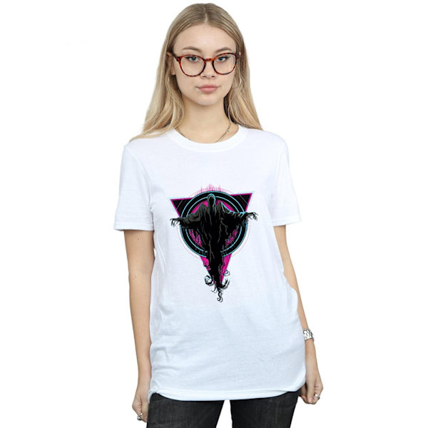 Harry Potter Dam T-shirt i bomull för kvinnor/damer White M