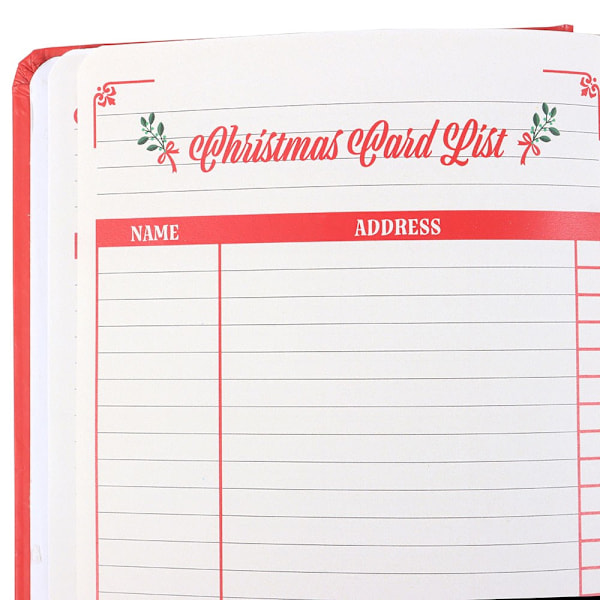 Something Different Merry Little Christmas Planner En Storlek Röd Red One Size