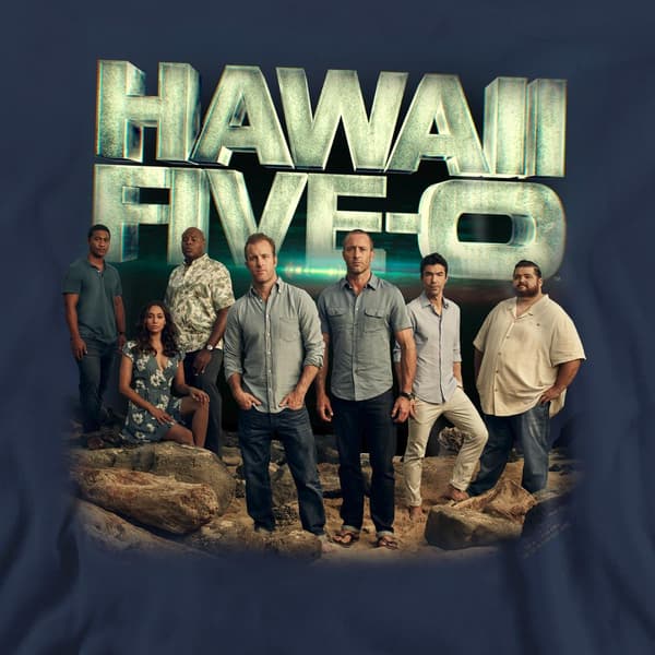 Hawaii Five-0 Unisex Vuxen Cast Sweatshirt S Marinblå Navy S
