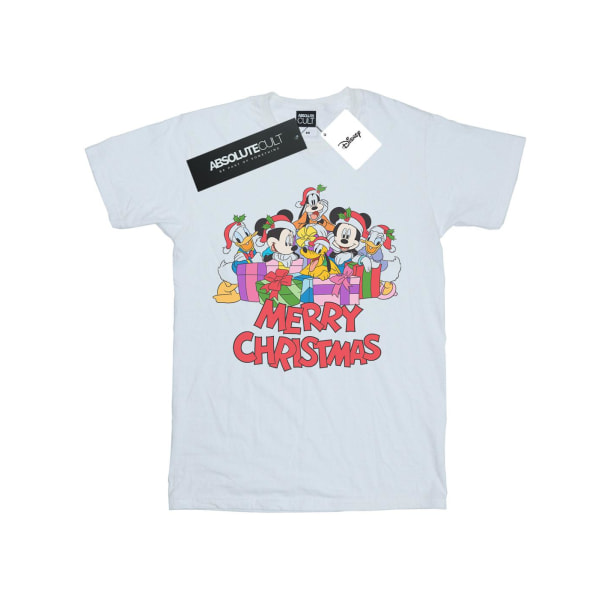 Disney Boys Mickey Mouse och vänner jul T-shirt 7-8 år White 7-8 Years