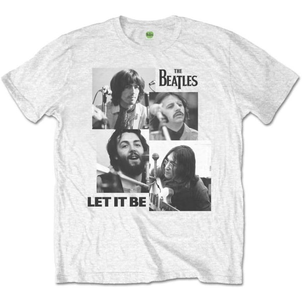 The Beatles Unisex Vuxen Let It Be T-shirt M Vit White M