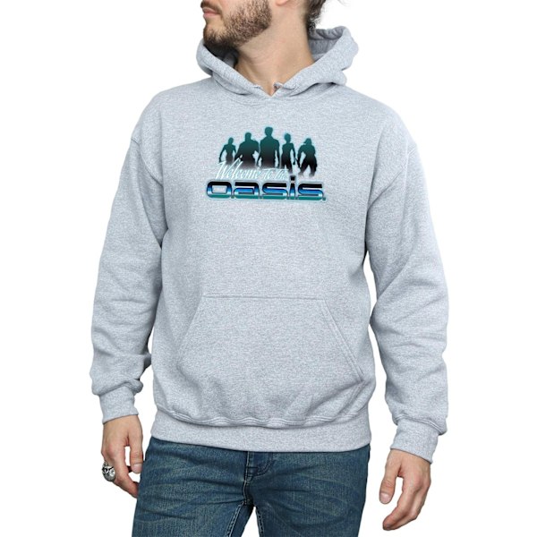 Ready Player One Herr Welcome To The Oasis Hoodie XL Sports Grå Sports Grey XL