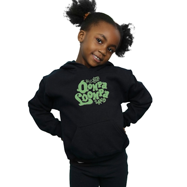 Willy Wonka Och Chokladfabriken Flickor Oompa Loompa Land H Black 7-8 Years