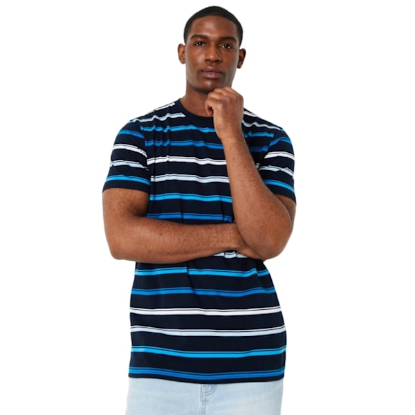Maine Classic Stripe T-shirt L Turkos Turquoise L