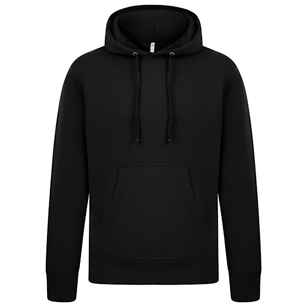 Casual Classics Herrar Ringspun Bomulls Hoodie 4XL Svart Black 4XL