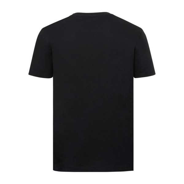 Russell Mens Authentic Pure Organic T-Shirt 3XL Svart Black 3XL