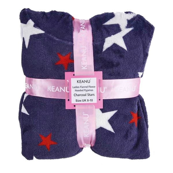 Keanu Dam/Dam Star Pull Over Lång Pyjamas Set 20 UK - 22 U Grey/White/Red 20 UK - 22 UK