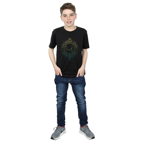 The Boys Boys Wingardium Leviosa Bomull T-shirt 7-8 år Svart Black 7-8 Years