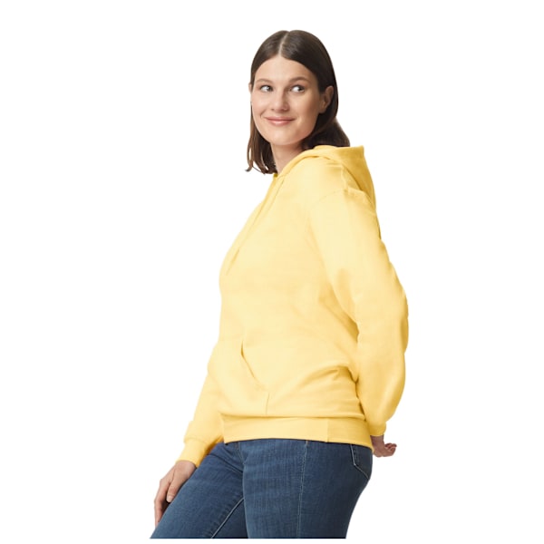 Gildan Unisex Adult Softstyle Fleece Midweight Hoodie 4XL Gul Yellow Haze 4XL
