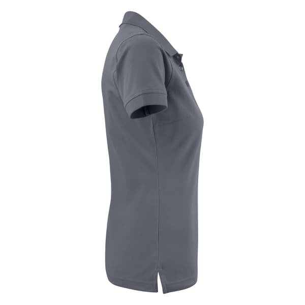Printer Dam/Dam Stretch Pikétröja XS Stålgrå Steel Grey XS