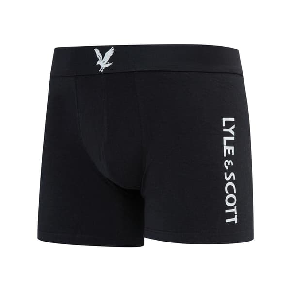 Lyle & Scott Herr Jonathan Boxershorts (3-pack) L Svart Black L