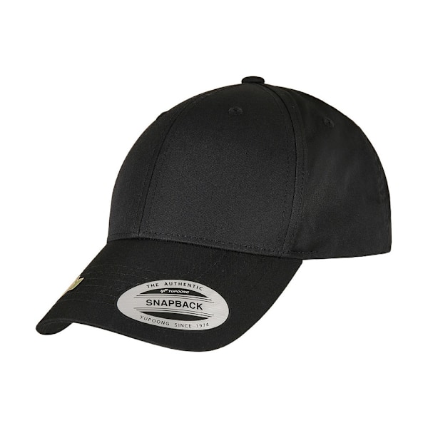 Flexfit Unisex Vuxen Twill Återvunnen Snapback Cap En Storlek Svart Black One Size