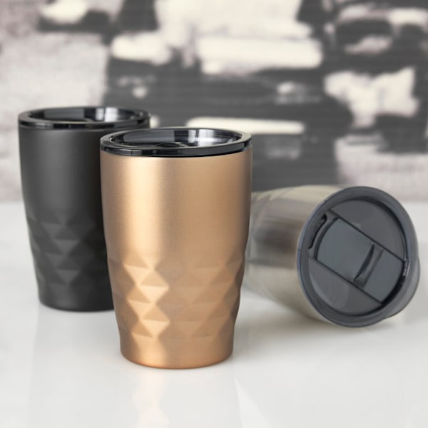 Avenue Geo Isolerad Mugg 12 x 8,5 cm Solid Black Solid Black 12 x 8.5 cm