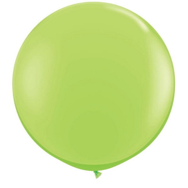 Qualatex 5 tum enkla latexpartyballonger (förpackning om 100) (48 färger) Lime Green One Size