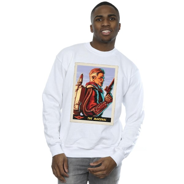 Star Wars The Mandalorian The Marshal Sweatshirt 4XL Vit White 4XL