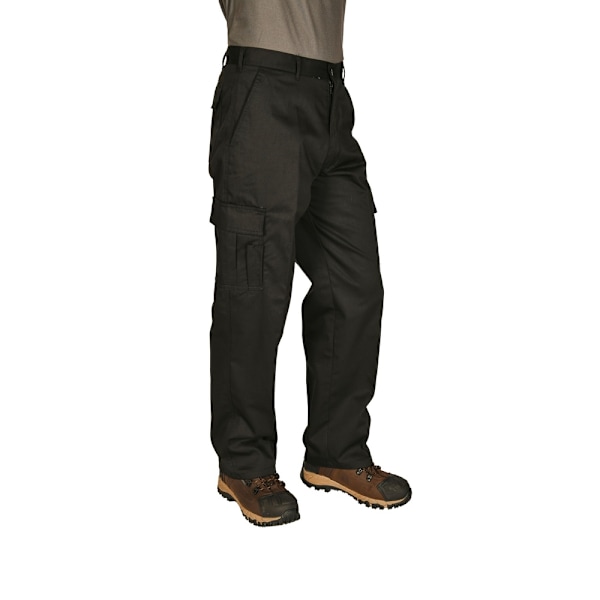 Absolute Apparel Arbetsbyxor Combat för Män 48 tum långa Sv Black 48 inches long