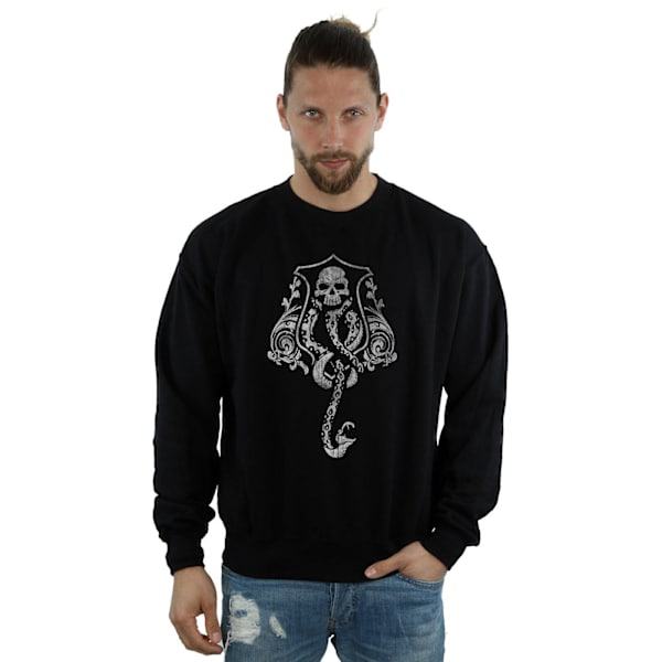 Harry Potter Mörkrets Märke Crest Sweatshirt L Svart Black L