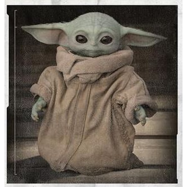 Star Wars The Mandalorian Wanted The Child 228 Poster One Size White/Brown/Green One Size