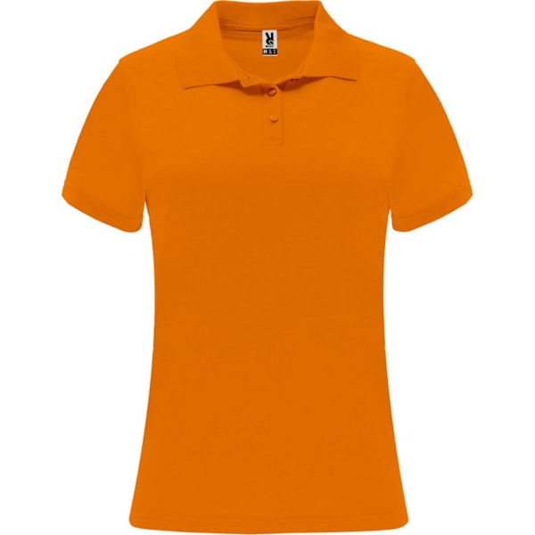 Roly Dam/Dam Monzha Kortärmad Sports Polo Shirt M Flu Fluorescent Orange M