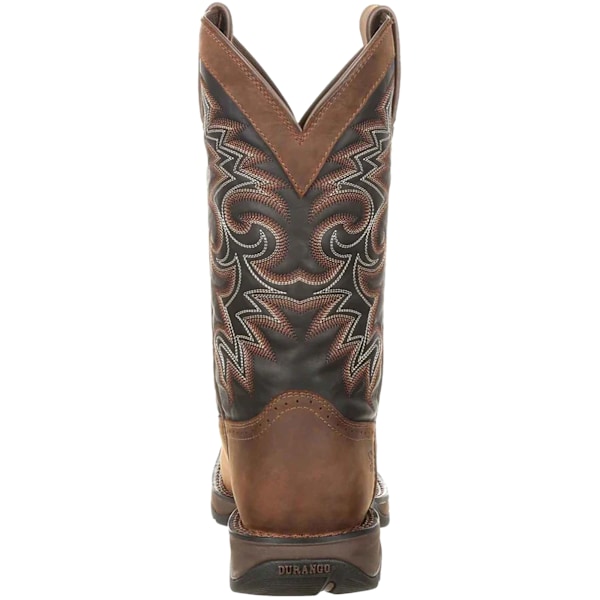 Durango Herr Rebel Cowboy Boots i Fullnarvläder 10 UK Chocol Chocolate/Midnight 10 UK