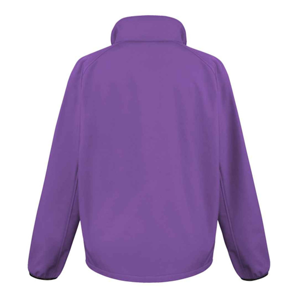 Result Core Mens Printable Soft Shell Jacket 4XL Lila/Svart Purple/Black 4XL
